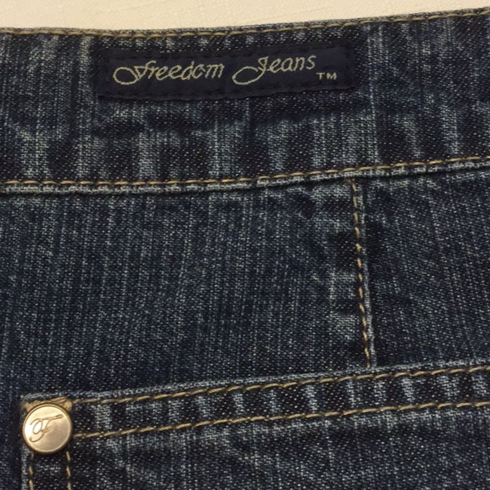 freedom Jeans Denim Skirt w/Four Pockets - Picture 4 of 8